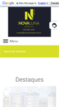 Mobile Screenshot of imobiliarialuna.com.br